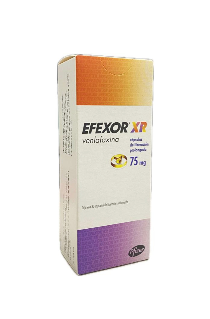 EFEXOR XR 75 MG CAJA X 30 CAPSULAS 