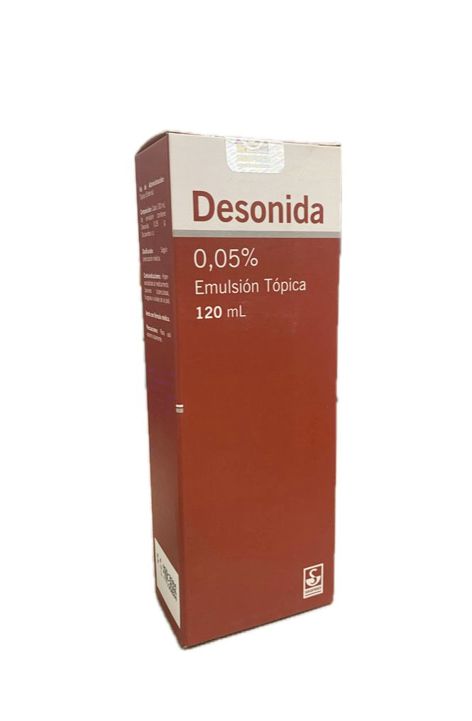 DESONIDA 0.05% EMULSION TOPICA FRASCO X 120 ML 