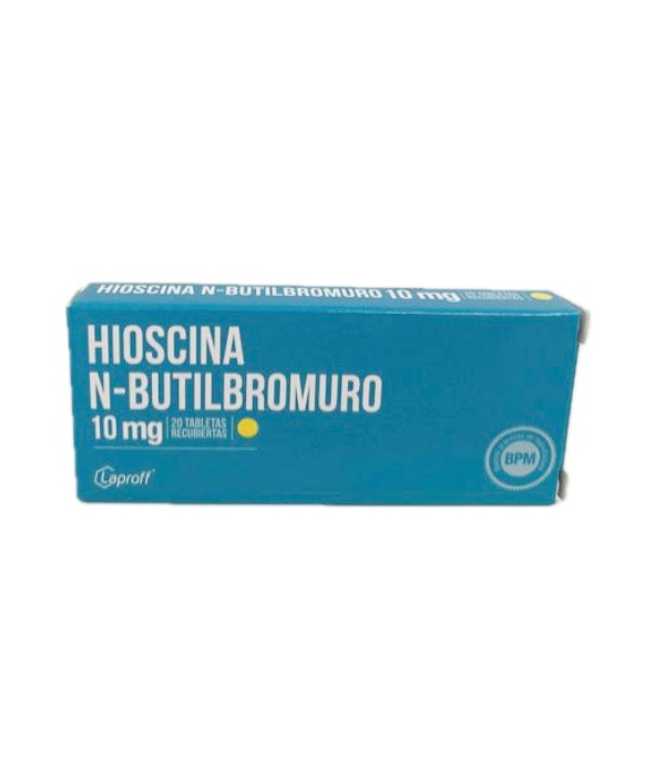 HIOSCINA N-BUTIL BROMURO LP 10 MG CAJA X 20 TABLETAS