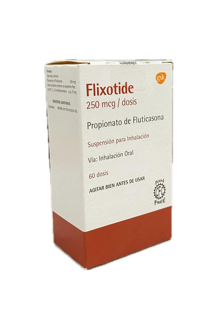 FLIXOTIDE 250 MCG INHALADOR X 60 DOSIS