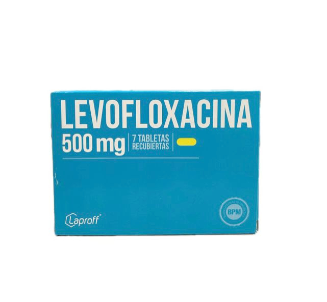 LEVOFLOXACINO 500 MG CAJA X 7 TABLETAS LAPROFF