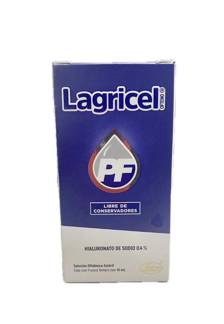 LAGRICEL PF SOLUCION OFTALMICA FRASCO X 10 ML