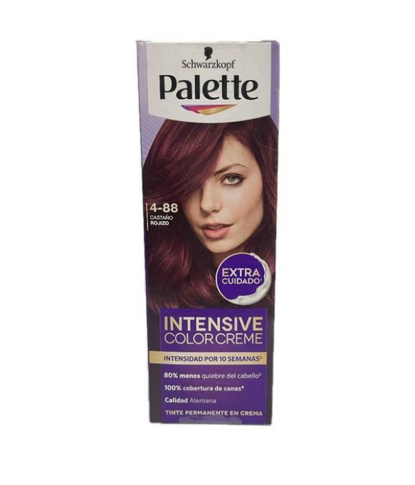 TINTURA PALETTE  4-88 CASTAÑO ROJIZO TUBO X 50 ML