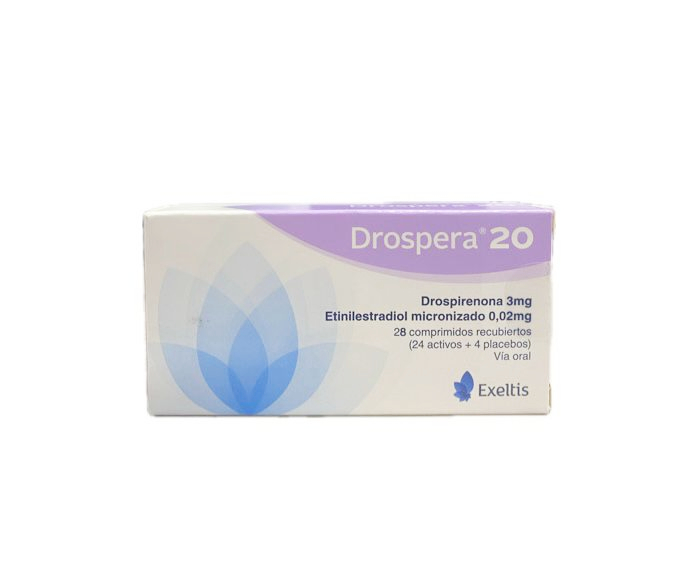 DROSPERA 20 CAJA x 28 COMPRIMIDOS