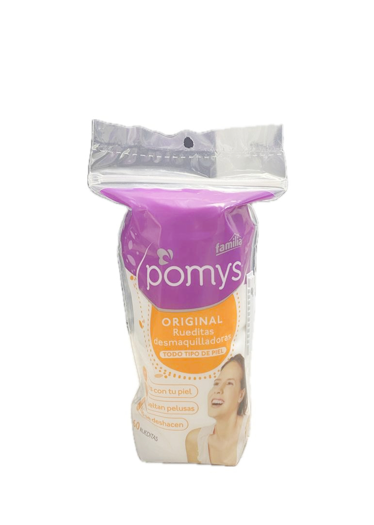RUEDITAS DESMAQUILLADORAS POMYS BOLSA X 60 UNDS