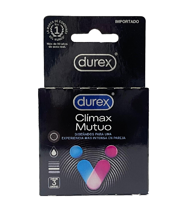 PRESERVATIVO DUREX CLIMA MUTUO CAJA X 3 UNDS