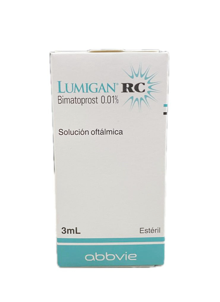 LUMIGAN RC 0.1% SOLUCION OFTALMICA FRASCO X 3 ML