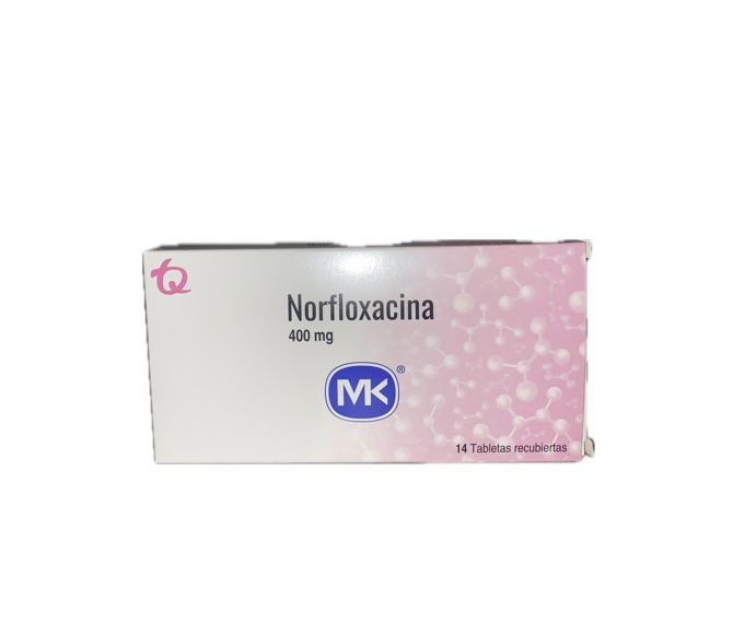 NORFLOXACINA 400 MG CAJA X 14 TABLETAS MK