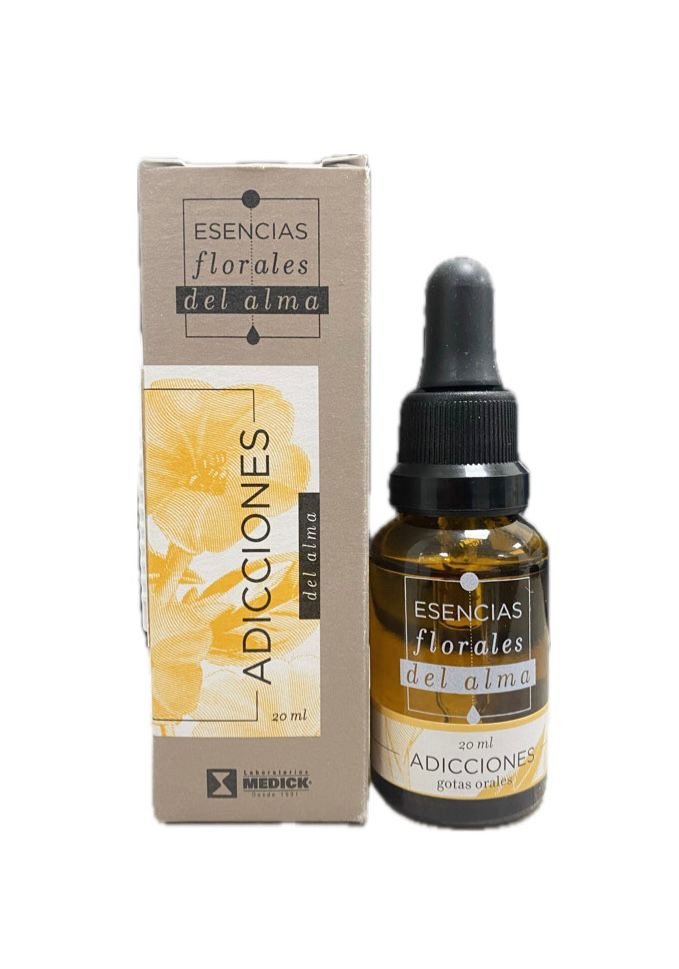 ESENCIAS FLORALES DEL ALMA  ADICCIONES FRASCO X 20 ML