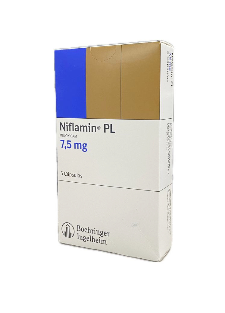 NIFLAMIN PL 7,5 MG CAJA X 5 CAPSULAS
