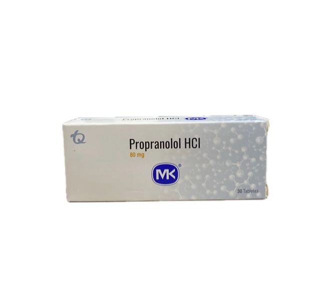 PROPRANOLOL 80 MG CAJA X 30 CAPSULAS MK