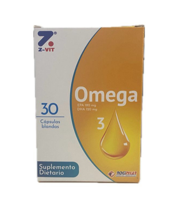 OMEGA 3 CON EPA Y DHA CAJA X 30 CAPSULAS 