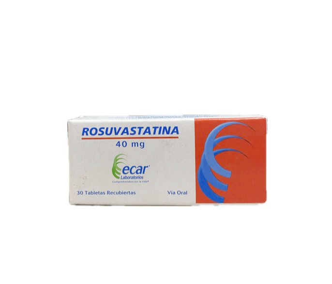 ROSUVASTATINA 40 MG CAJA X 30 TABLETAS