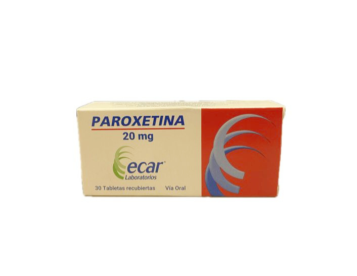 PAROXETINA 20 MG CAJA X 30 TABLETAS ECAR