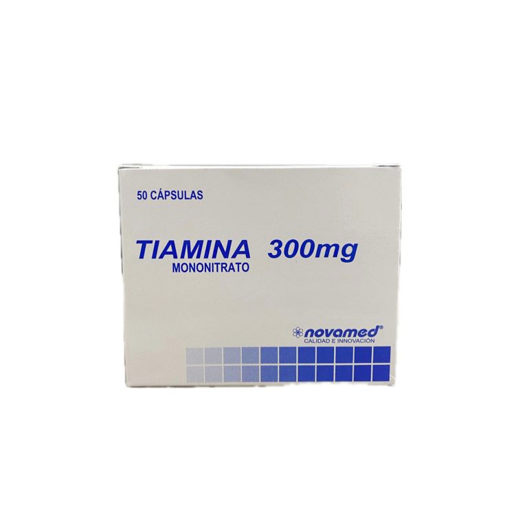 TIAMINA 300 MG CAJA X 50 TABLETAS NOVAMED