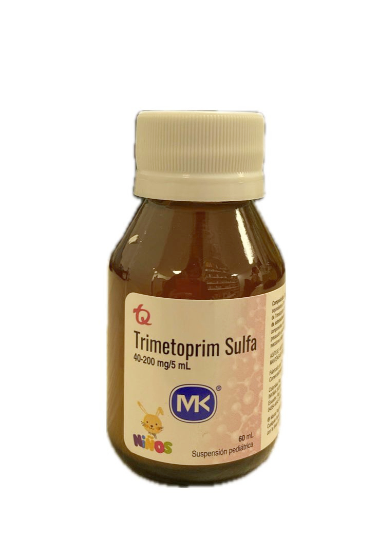 TRIMETOPRIM SULFA 40-200MG/5ML SUSPENSION FRASCO X 60 ML