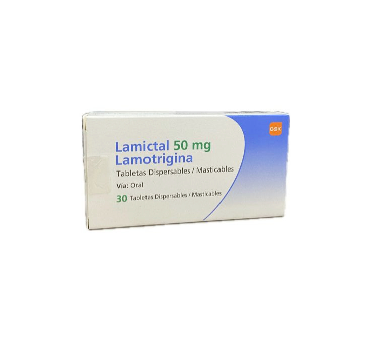 LAMICTAL 50 MG CAJA X 30 TABLETAS 