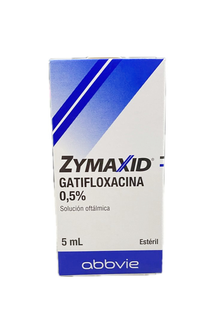 ZYMAXID 0.5% SOLUCION OFTALMICA FRASCO X 5 ML 