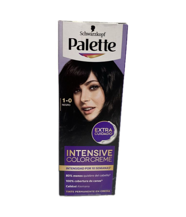 TINTURA PALETTE  1-0 NEGRO TUBO X 50 ML