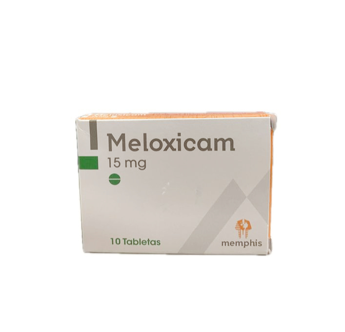 MELOXICAM 15 MG CAJA X 10 TABLETAS MEMPHIS
