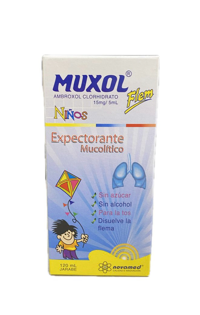 MUXOL FLEM NIÑOS JARABE FRASCO X 120 ML