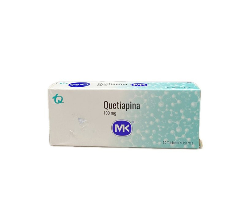 QUETIAPINA 100 MG CAJA X 30 TABLETAS MK