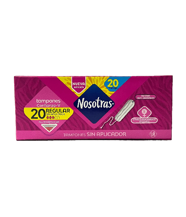 TAMPONES NOSOTRAS DIGITAL REGULAR CAJA X 20 UNDS