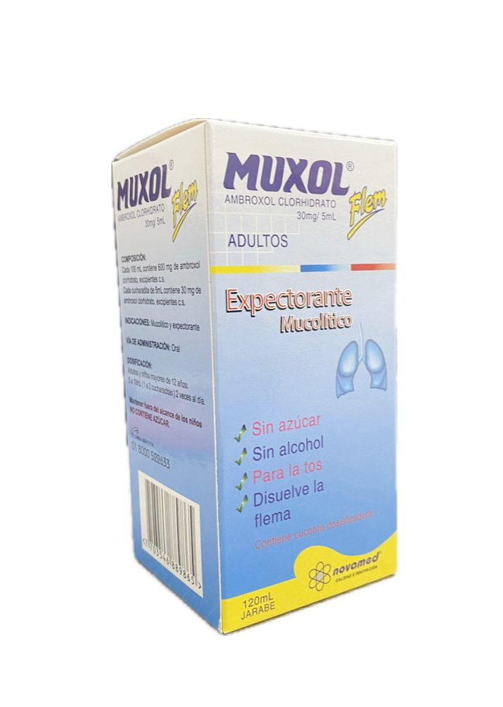 MUXOL FLEM ADULTOS JARABE FRASCO X 120 ML