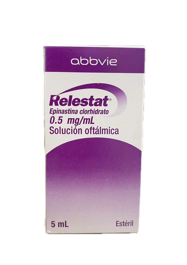 RELESTAT 0.5MG/ML SOLUCION OFTALMICA FRASCO X 5 ML
