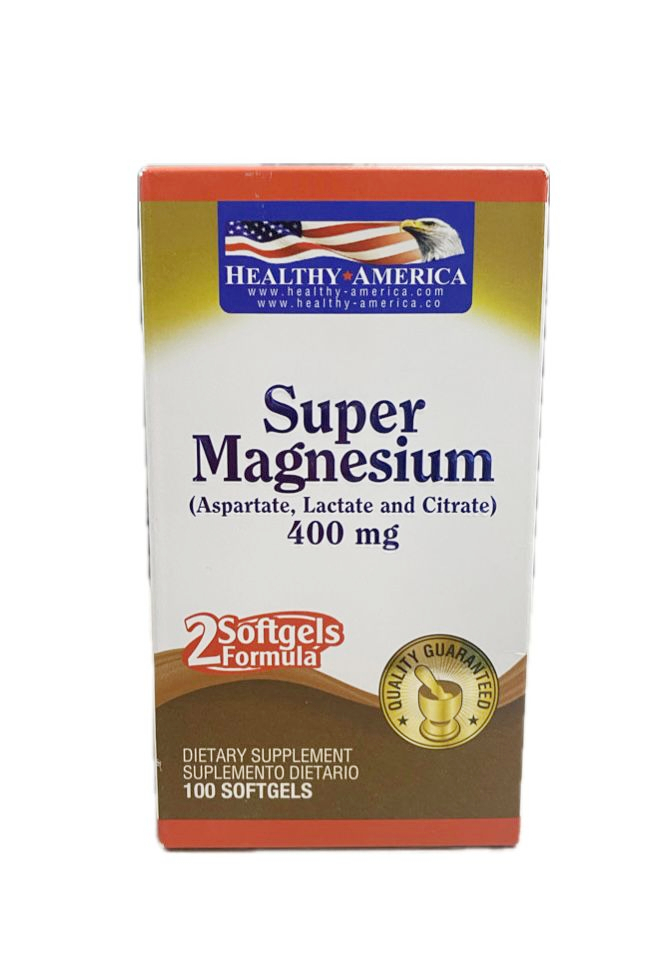 SUPER MAGNESIUM 400 MG FRASCO X 100 CAPSULAS