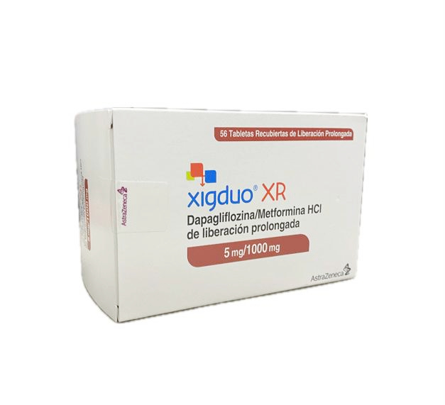 XIGDUO XR 5MG/1000 MG CAJA X 56 TABLETAS 