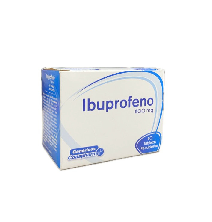IBUPROFENO 800 MG CAJA X 60 TABLETAS COASPHARMA 