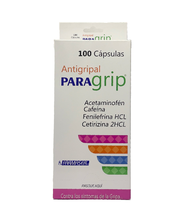 ANTIGRIPAL PARAGRIP CAJA X 100 CAPSULAS 
