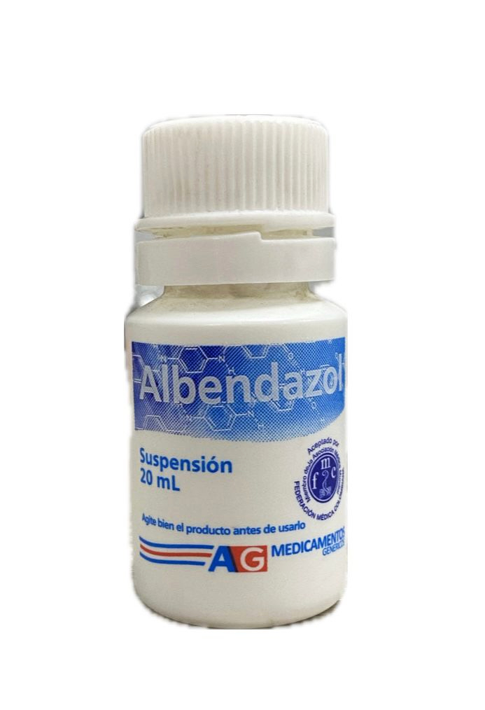 ALBENDAZOL AG SUSPENSION FRASCO X 20 ML