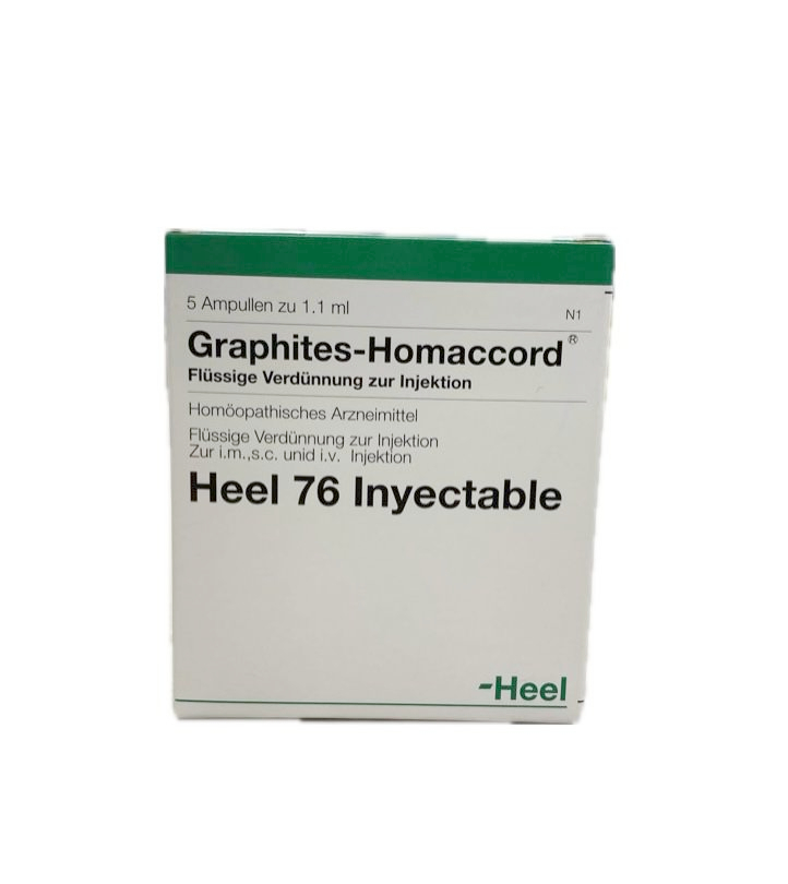 GRAPHITES HOMACCORD CAJA X 5 AMPOLLAS HEEL