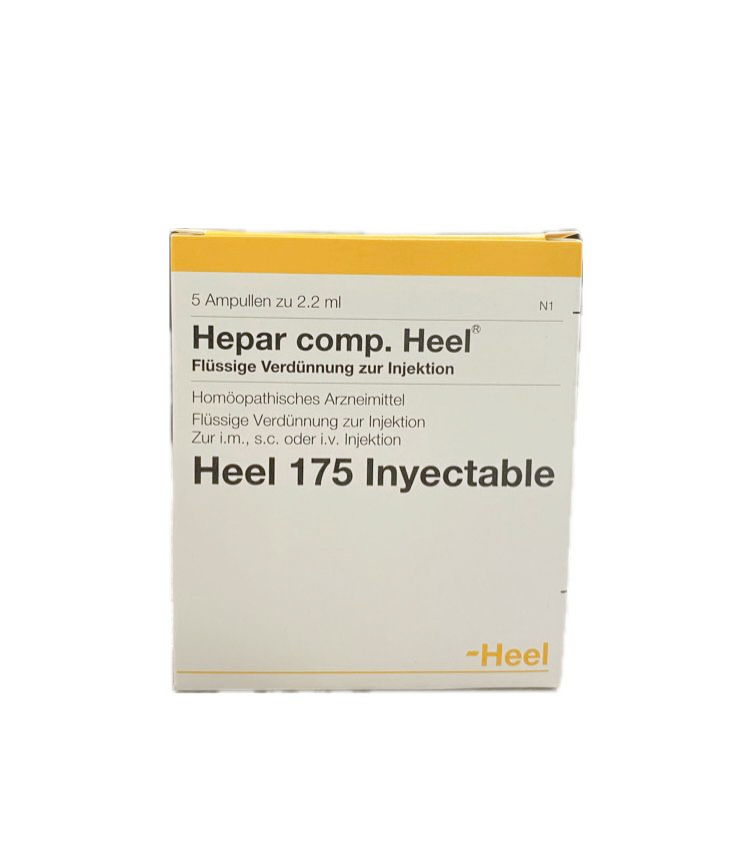 HEPAR COMPOSITUM HEEL CAJA X 5 AMPOLLAS HEEL