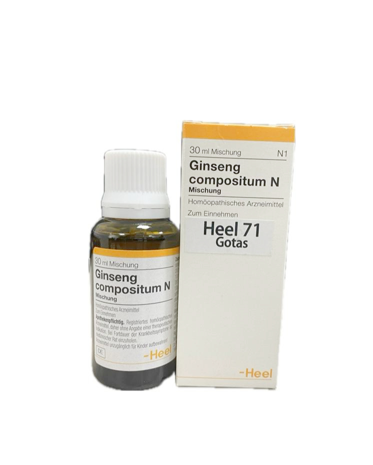 GINSENG COMPOSITUM N GOTAS FRASCO X 30 ML HEEL