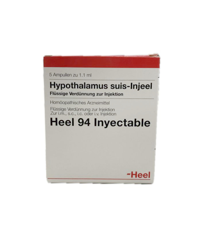 HYPOTHALAMUS SUIS-INJEEL CAJA X 5 AMPOLLAS HEEL