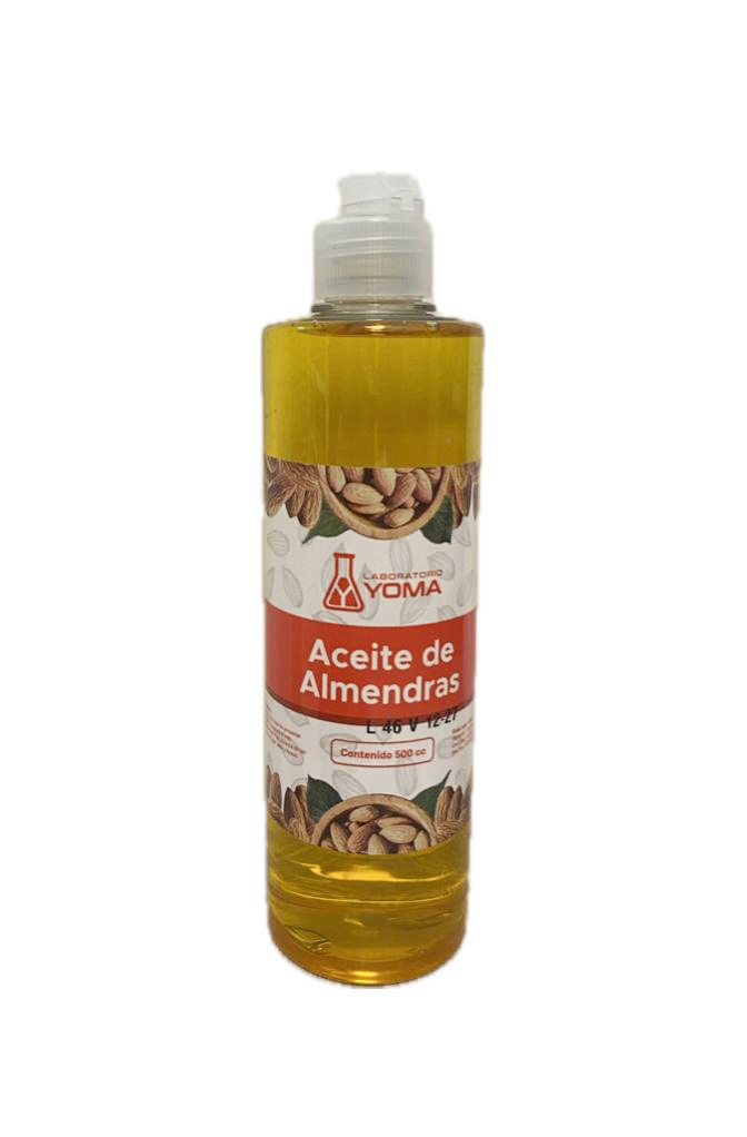 ACEITE DE ALMENDRAS YOMA FRASCO X 500 CC 