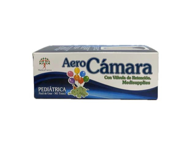AEROCAMARA PEDIATRICA CON VALVULA DE RETENCION 