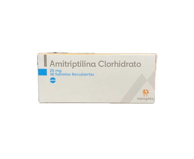 AMITRITILINA 25 MG CAJA X 30 TABLETAS MEMPHIS 