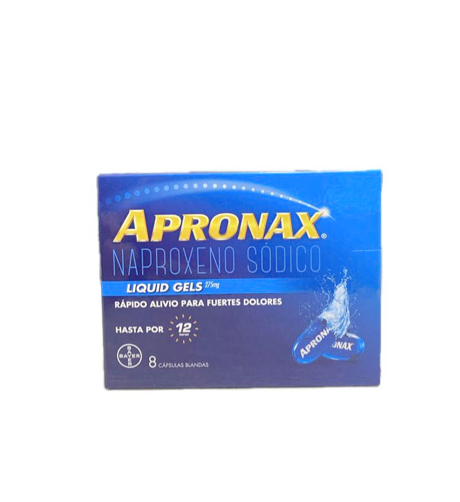 APRONAX 275 MG CAJA X 8 CAPSULAS BLANDAS
