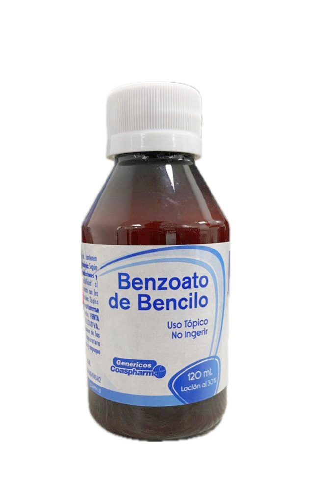 BENZOATO DE BENCILO LOCION AL 30% TOPICO FRASCO X 120 ML