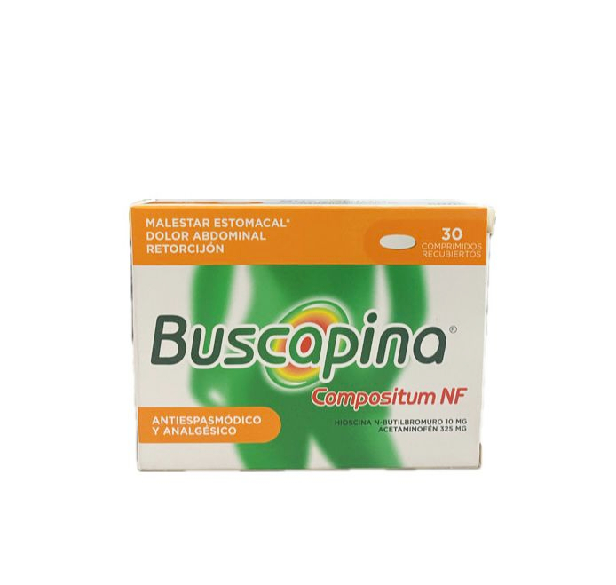 BUSCAPINA COMPOSITUM NF 325/10MG CAJA X 30 TABLETAS