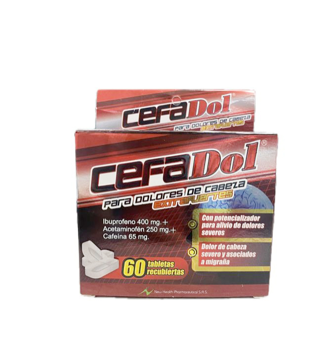 CEFADOL CAJA X 60 TABLETAS RECUBIERTAS 