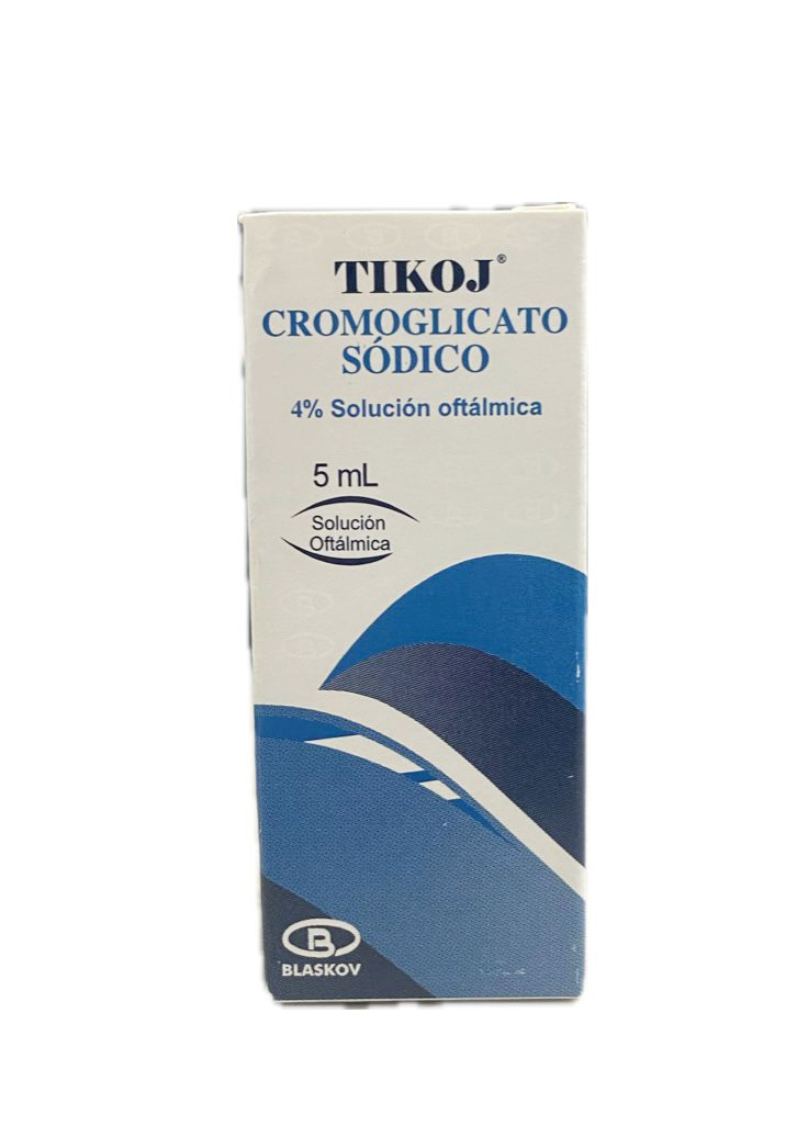CROMOGLICATO SODICO 4% TIKOJ SOLUCION OFTALMICA FRASCO X 5 ML