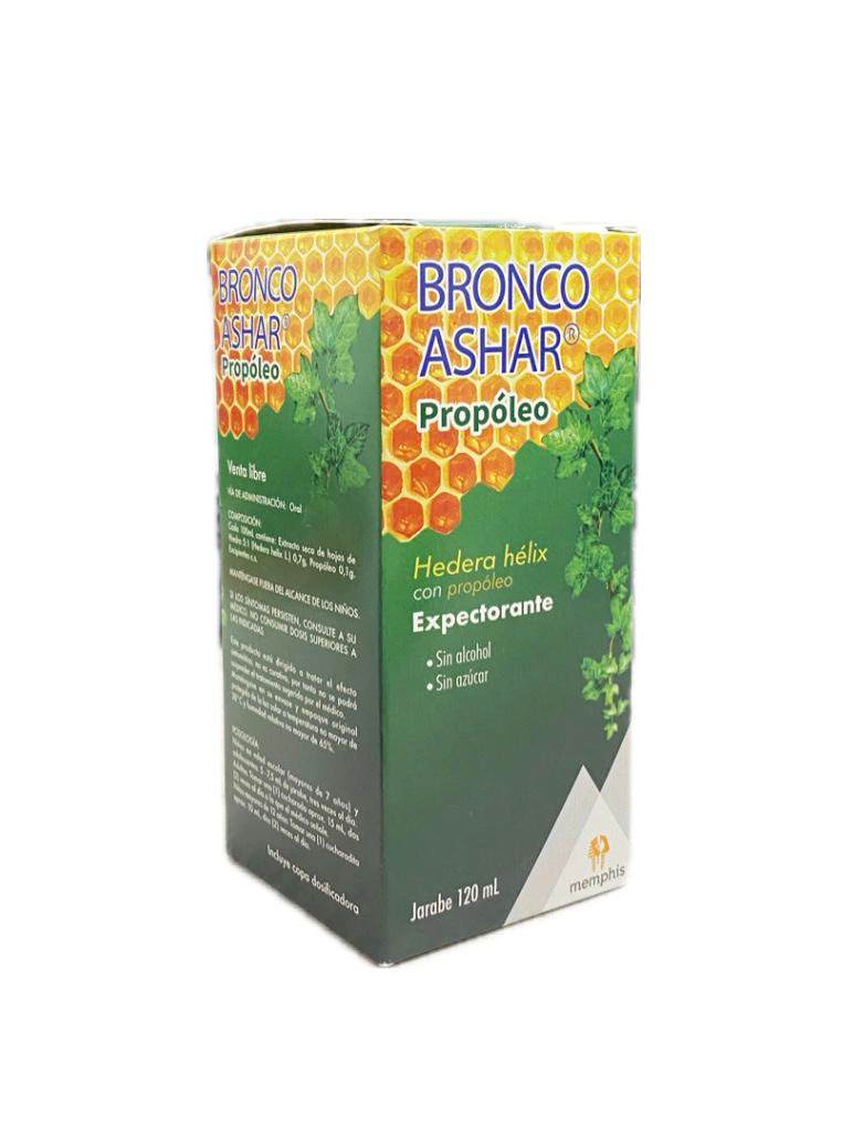 BRONCO ASHAR PROPOLEO EXPECTORANTE SOLUCION ORAL FRASCO X 120 ML