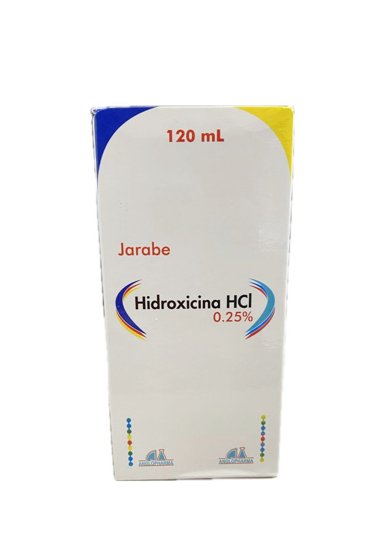 HIDROXICINA HCI 0.25% JARABE FRASCO X 120 ML 