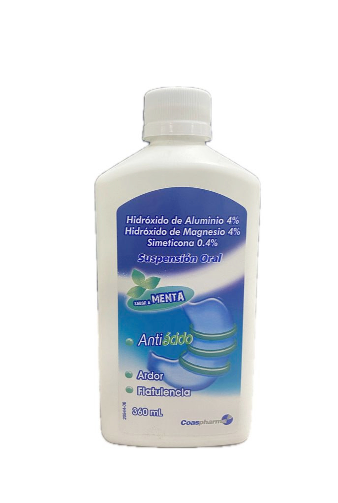 HIDROXIDO ALUM.MAGNES.SIMET SUSPENSION FRASCO X 360 ML