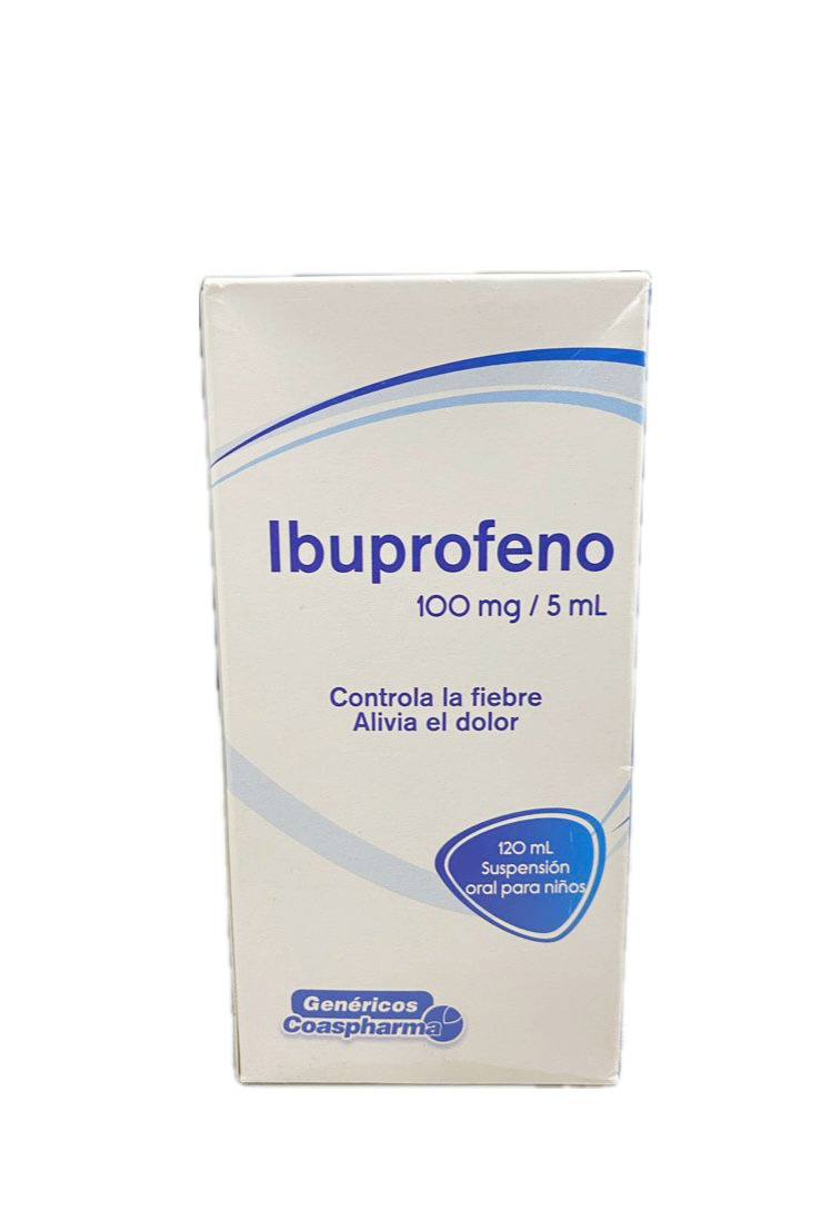 IBUPROFENO 100MG/5ML SUSPENSION FRASCO X 120 ML 